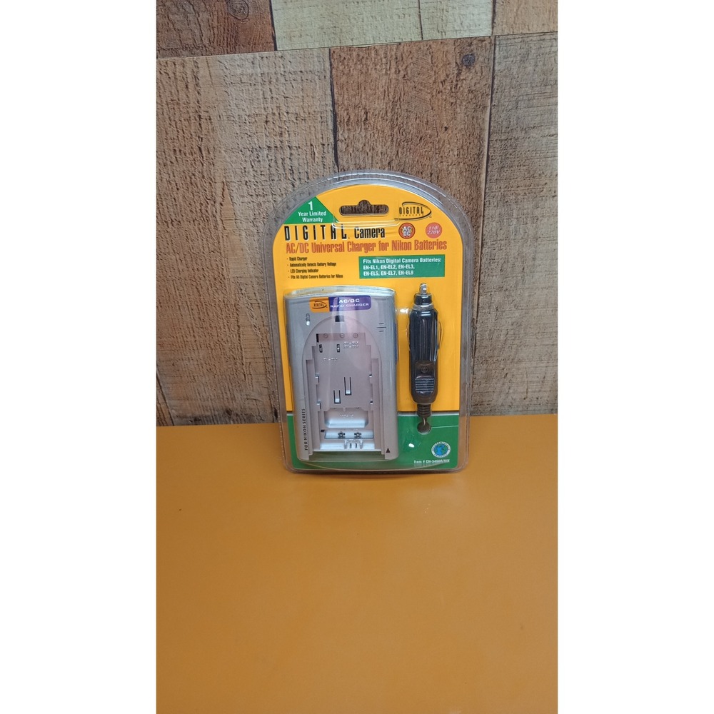 Digital Concepts AC/DC Universal Charger for Nikon EN-EL1 EL2 EL3 EL5 EL7 EL8